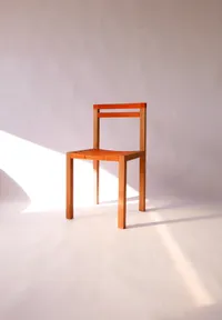 La chaise orange