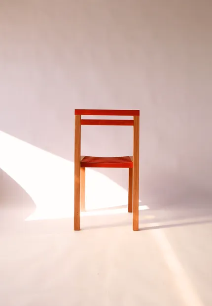 La chaise orange