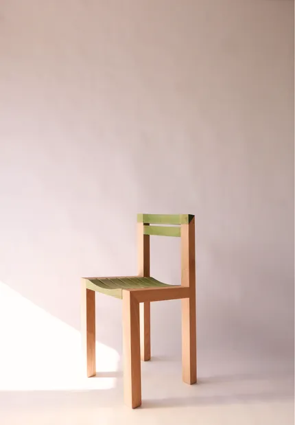 La chaise verte