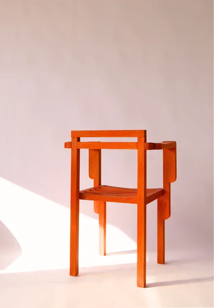 Le fauteuil orange