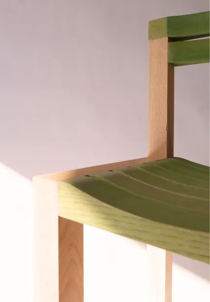 La chaise verte