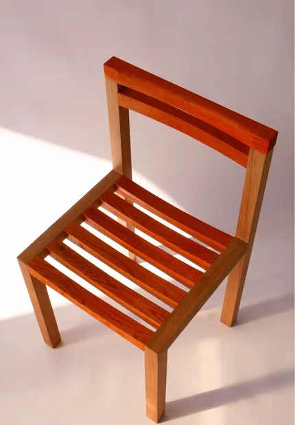 La chaise orange
