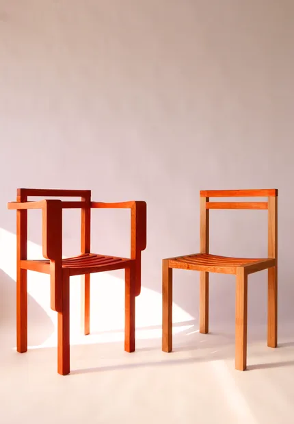 Le fauteuil orange